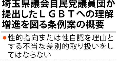 埼玉県 lgbt 条例|【主張】埼玉LGBT条例 再考し逆差別の懸念拭え